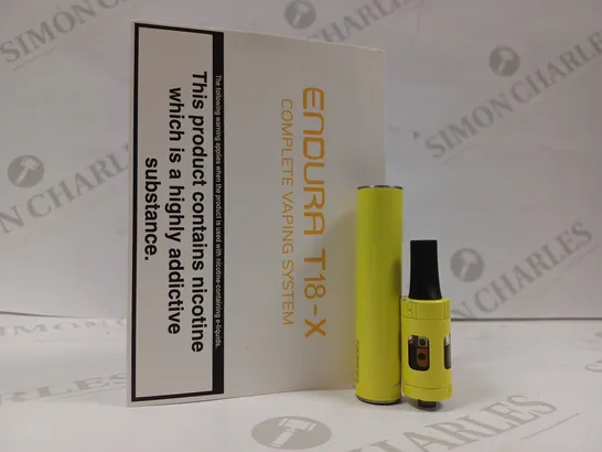 BOXED INNOKIN ENDURA T18-X VAPE SYSTEM - YELLOW 