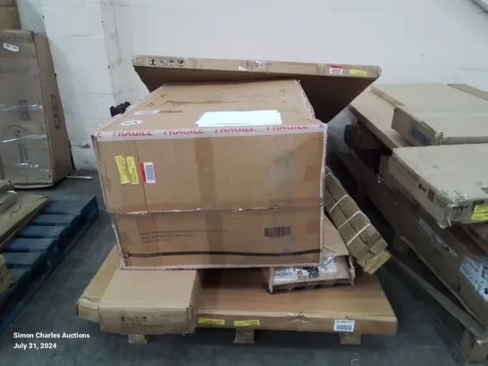 PALLET OF ASSORTED FLAT PACK FURNITURE PARTS