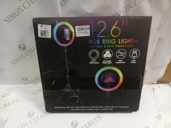 BOXED 12.6" RGB RING LIGHT