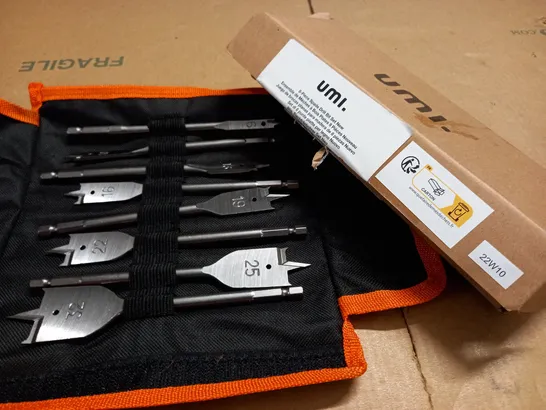 UMI 8-PIECE SPADE DRILL BIT SET