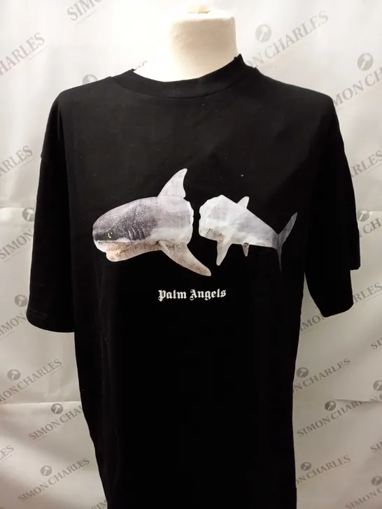 PALM ANGELS CLASSIC SHARK T-SHIRT SIZE L