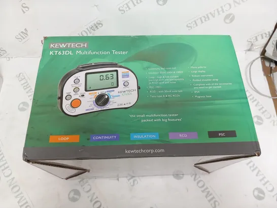 BOXED KEWTECH KT63DL MULTIFUNCTION TESTER