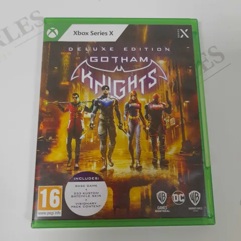 X BOX SERIES X DELUXE EDITION GOTHAM KNIGHTS