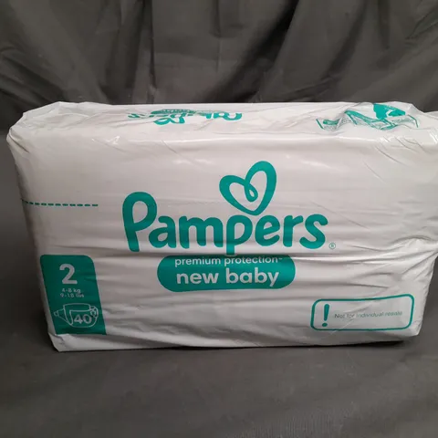 BOX OF PAMPER NAPPIES - 6 PACKS IN BOX - NEW BABY - 4-8KG