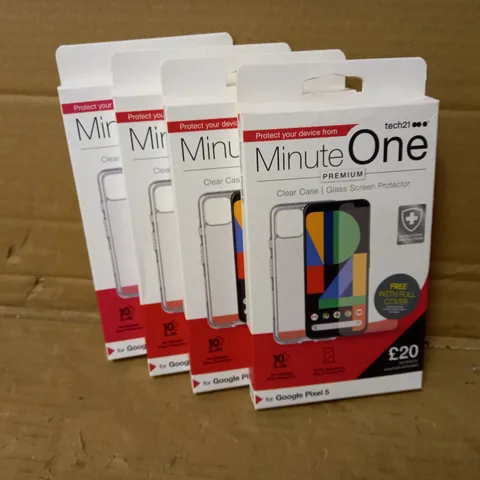 MINUTE ONE PREMIUM PHONE CLEAR CASE - FOR GOOGLE PIXEL 5