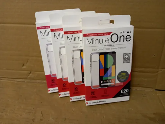 MINUTE ONE PREMIUM PHONE CLEAR CASE - FOR GOOGLE PIXEL 5