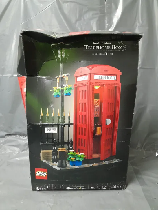 LEGO IDEAS RED LONDON TELEPHONE BOX SET 21347