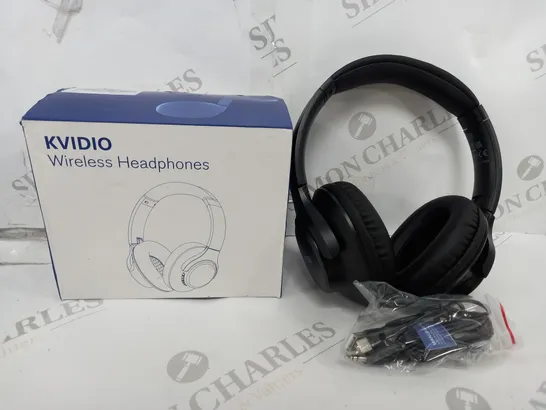 BOXED KVIDEO WIRELESS HEAPHONES IN BLACK