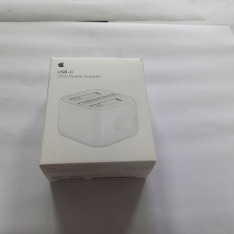 BOXED APPLE USB-C 20W POWER ADAPTER
