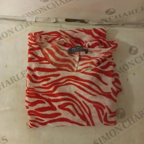 MR MAX RED ABSTRACT TOP SIZE 2XL