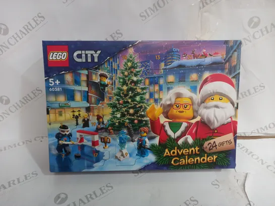 BOXED LEGO CITY ADVENT CALENDER - 60381