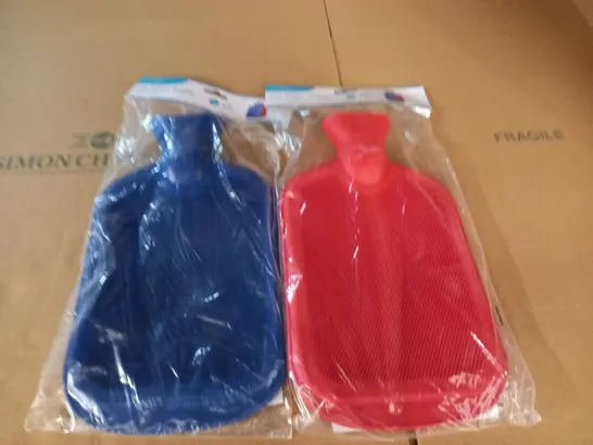 LOT OF 2 HOT WATER BOTTLES