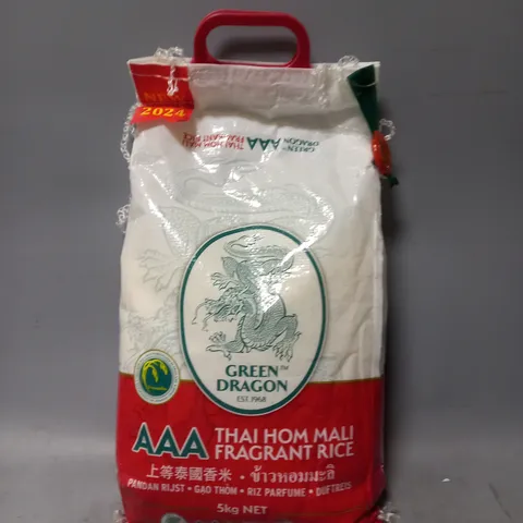 SEALED GREEN DRAGON AAA THAI HOM MALI FRAGRANT RICE - 5KG