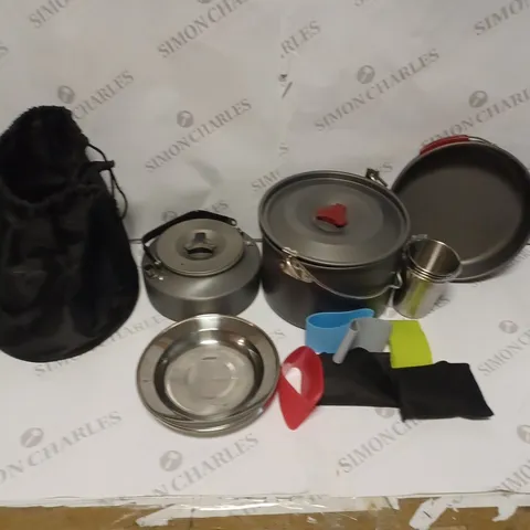 DESIGNER STAINLESS STEAL CAMPING KIT 