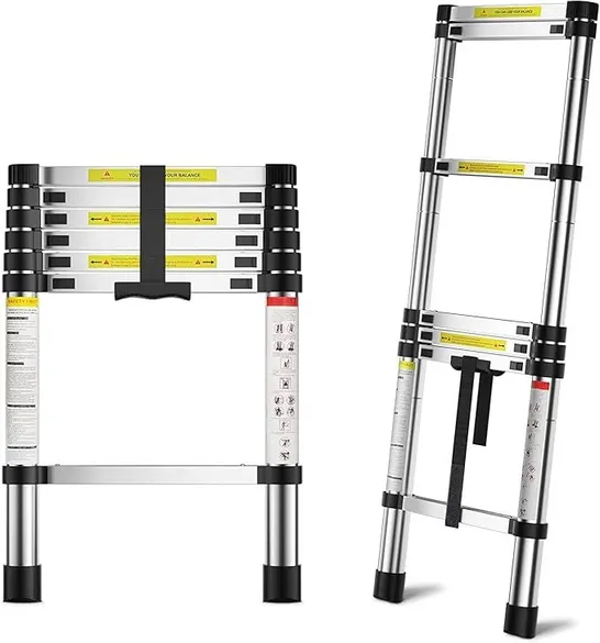 BOXED NEO TELESCOPIC LADDER 4.6m (1 BOX)