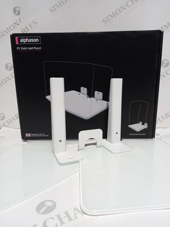 BRAND NEW BOXED ALPHASON P5 STATIC WALL MOUNT WHITE AS5002W