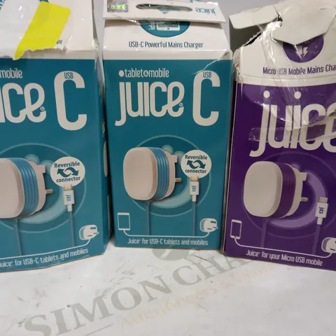 JUICE C CHARGERS x3 
