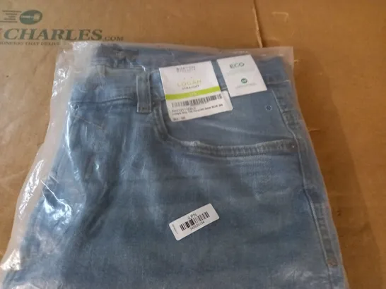 BAGGED BURTON MENSWEAR LOGAN STRAIGHT JEANS IN DIRTY TINT - 32 S