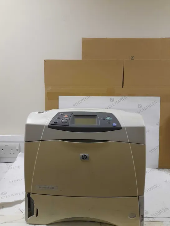 HP LASERJET 4350 PRINTER IN WHITE 