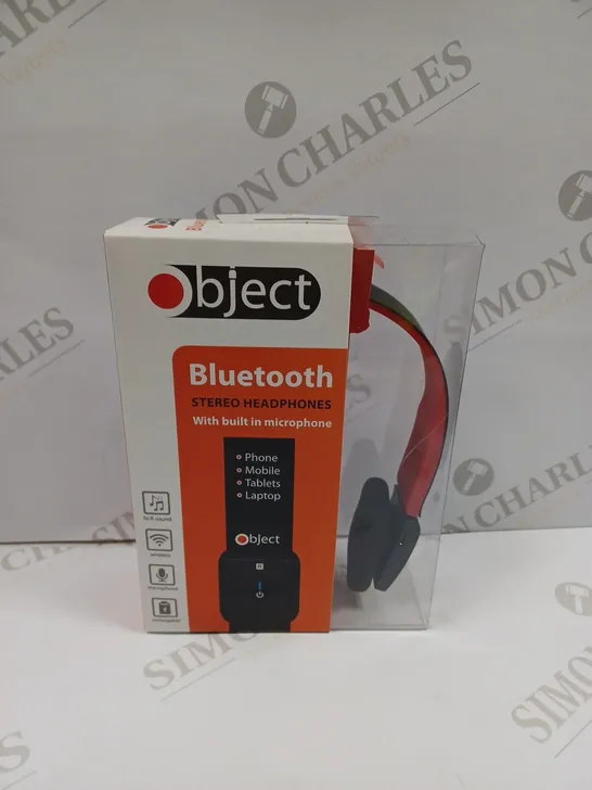 BOXED OBJECT BLUETOOTH STEREO HEADPHONES