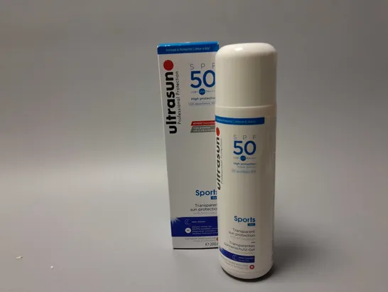 3 BOXED ULTRASUN SPF50 UVA SPORTS GEL (3 x 200ml)