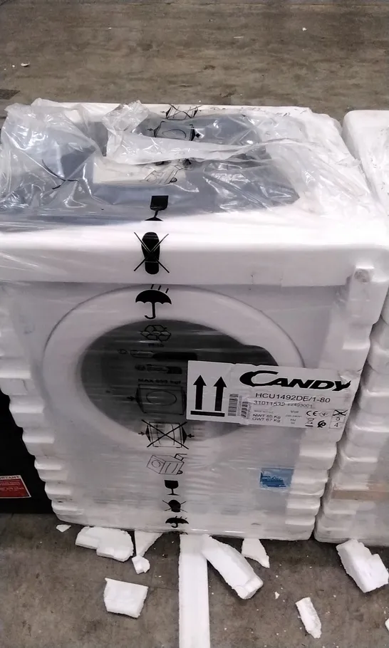 GRADE 1 CANDY WHITE WASHING MACHINE HCU1492DE/1-80