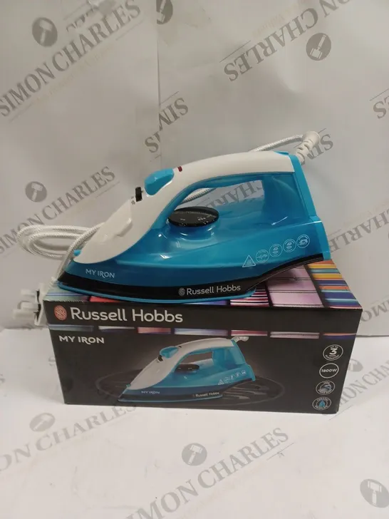 BOXED RUSSELL HOBBS MY IRON STEAM IRON 