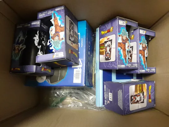 BOX OF APPROX 12 ASSORTEDC ITEMS TO INCLUDE - BELKIN WIRELESS CHARGING PAD , PRISMA ARENA , THOMAS & FRIENDS THOMAS ETC