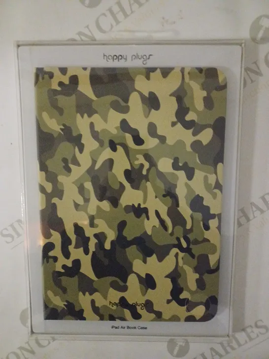 LOT OF 10 HAPPY PLUGS IPAD AIR BOOK CASES - CAMO