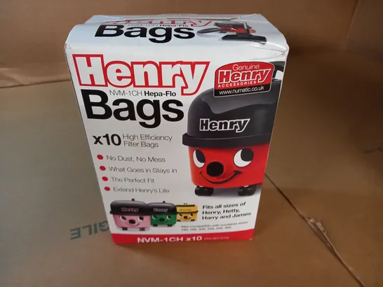 HENRY BAGS X10 FILTER BAGS - NVM-1CH