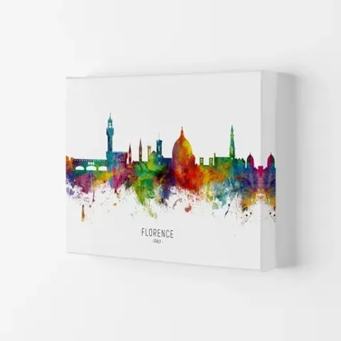 FLORENCE ITALY SKYLINE BY MICHAEL TOMPSETT - PRINT 