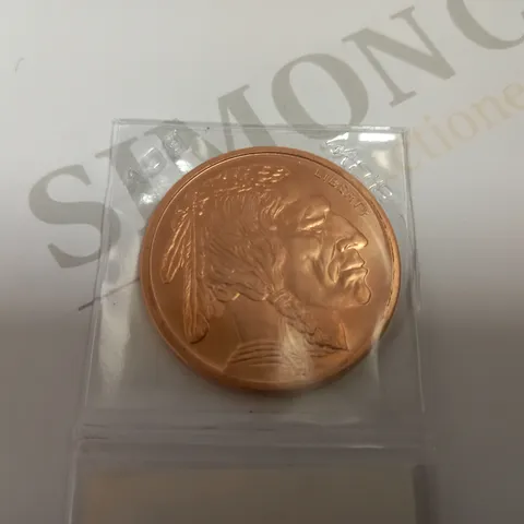 LIBERTY GOLDEN STATE OF MINT 1OZ COPPER COLLECTABLE COIN