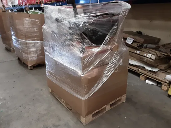 PALLET OF ASSORTED PRODUCTS TO INCLUDE HOMALL GAMING CHAIR JOIE CHILD RESTRAINT KKTONER BAR STOOL 