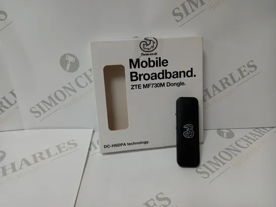 BOXED THREE MOBILE BROADBAND ZTE MF730M DONGLE 