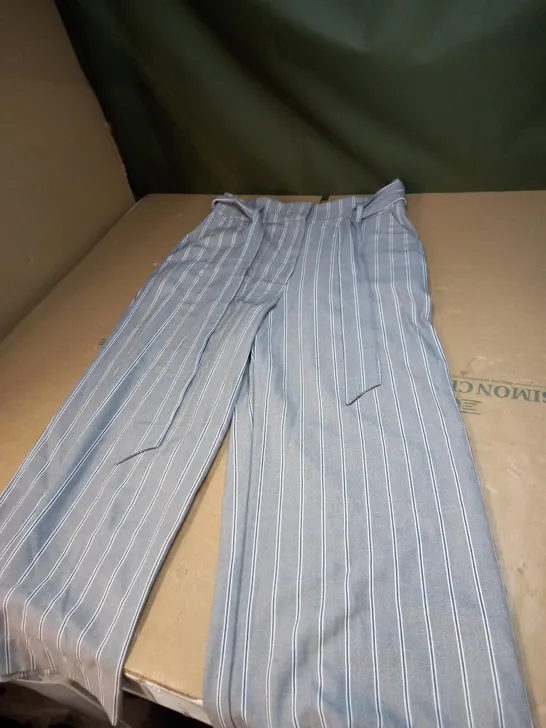 GREY PIN STRIPPED TROUSERS SIZE 16