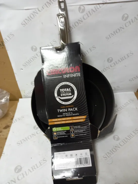 CIRCULON INFINITE HARD ANODISED FRYING PAN SET