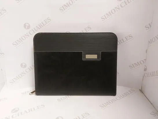 BRAND NEW EXECUTIVE A4 PORTFOLIO LEATHER DOCUMENT ORGANISER