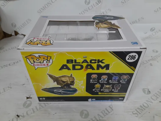 POP RIDES BLACK ADAM HAWKMAN IN CRUISER VINYL FIGURE - 286