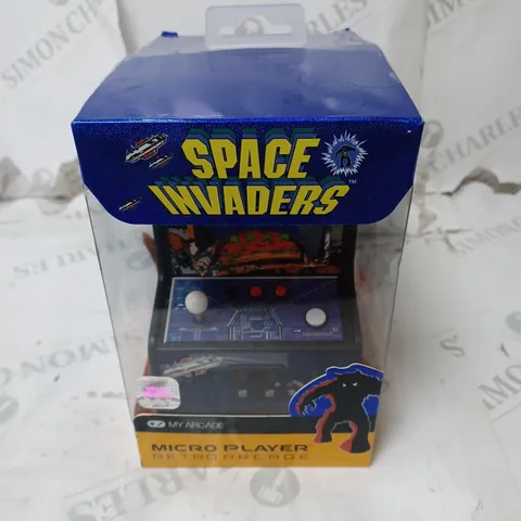 BOXED SPACE INVADERS MINI RETRO ARCADE 