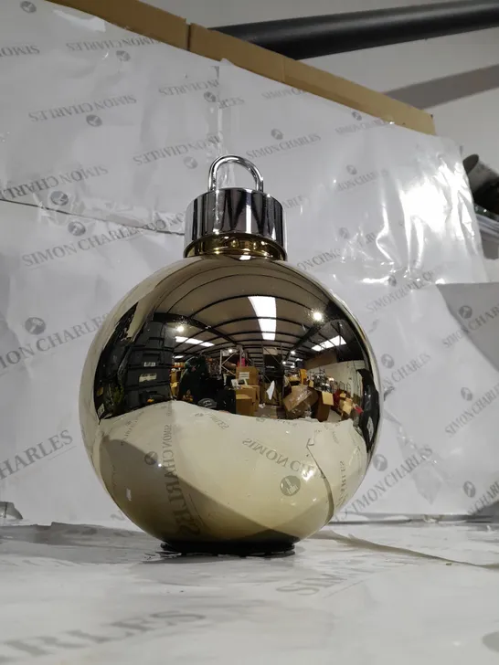  HOME REFLECTIONS OVER SIZED FAIRY BAUBLE GOLD 