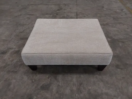 DESIGNER FABRIC UPHOLSTERED FOOTSTOOL 