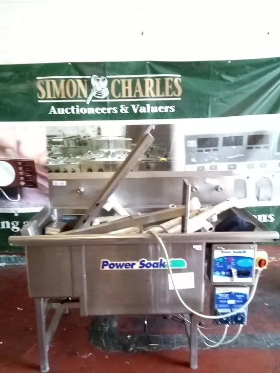 POWER SOAK COMMERCIAL DISH WASHING STATION 