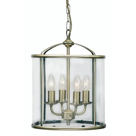 BOXED VIROQUA 4 LIGHT LANTERN PENDANT 