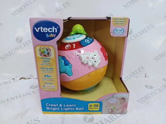 VTECH CRAWL & LEARN BRIGHT LIGHTS BALL PINK