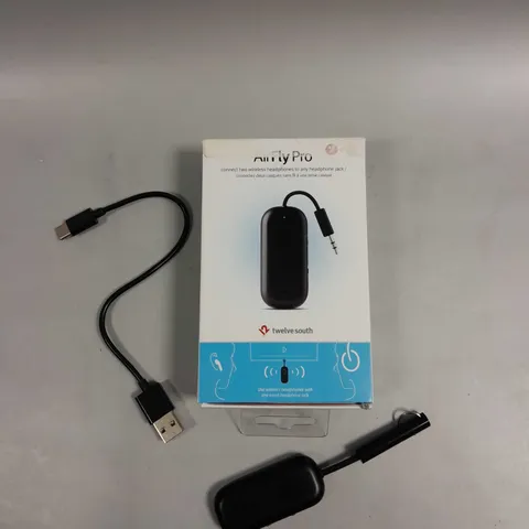 BOXED TWELVE SOUTH AIRFLY PRO BLUETOOTH WIRELESS AUDIO TRANSMITTER/RECEIVER