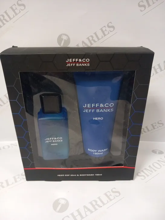 BOXED JEFF BANKS HERO EDP GIFT SET 