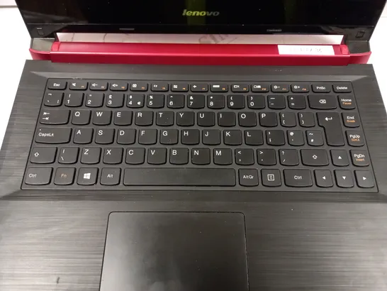 LENOVO FLEX 2-14 LAPTOP IN RED 