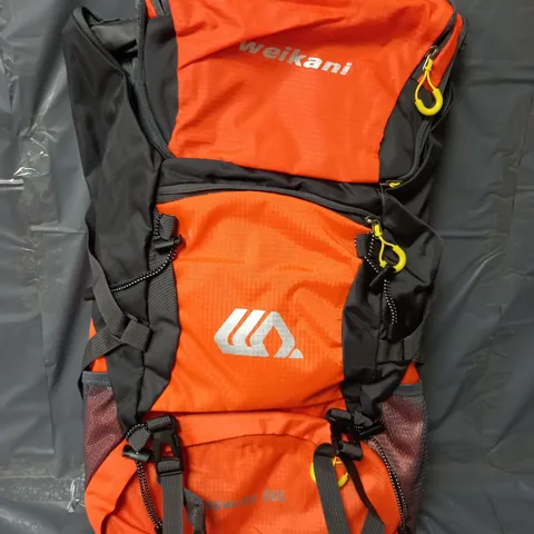 WEIKANI 50L CAPACITY CAMPING BAG IN ORANGE