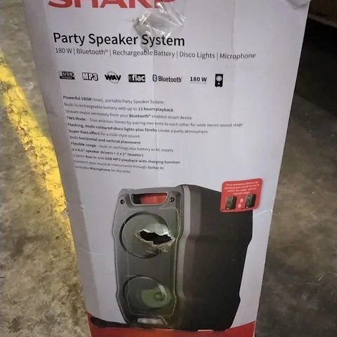 SHARP PARTY SPEAKER SYSTEM