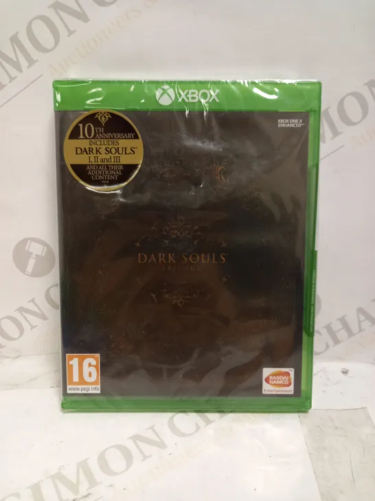 SEALED XBOX ONE/XBOX SERIES X DARK SOULS TRILOGY 10TH ANNIVERSARY EDITION GAME